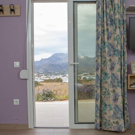 Studio Athena With Panoramic View Of Makrygialos Pilalímata Exteriér fotografie